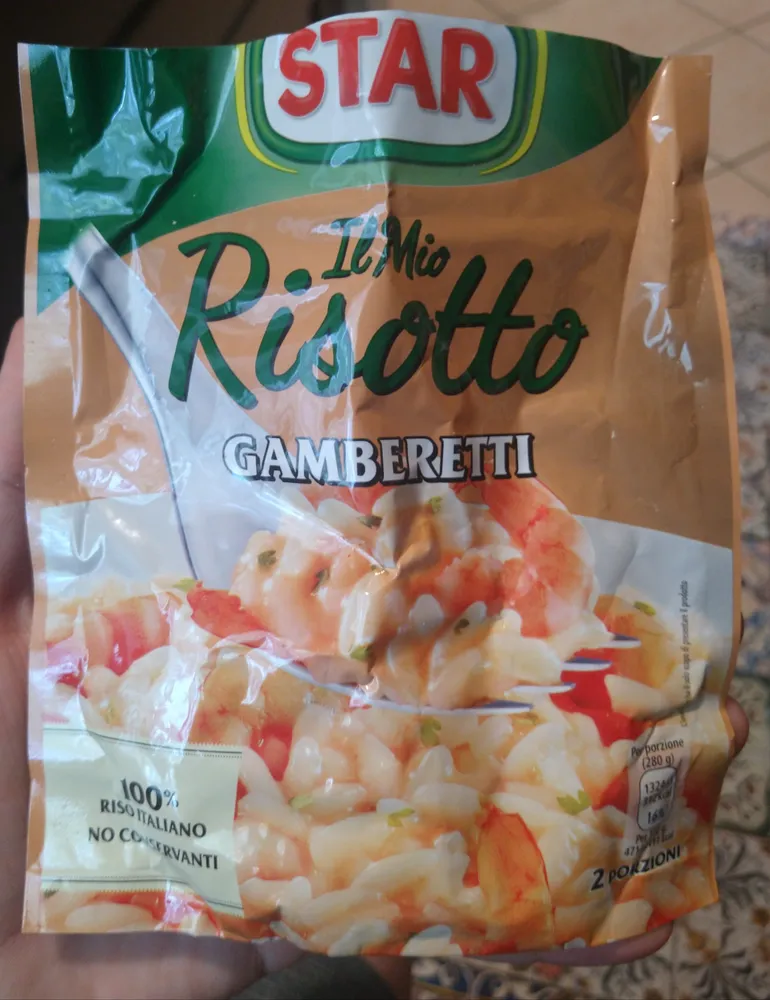 Risotto Cremoso Gamberetti