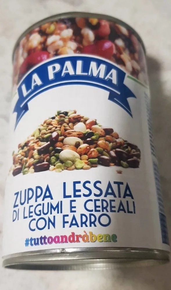 Zuppa Lessata legumi e cereali con farro