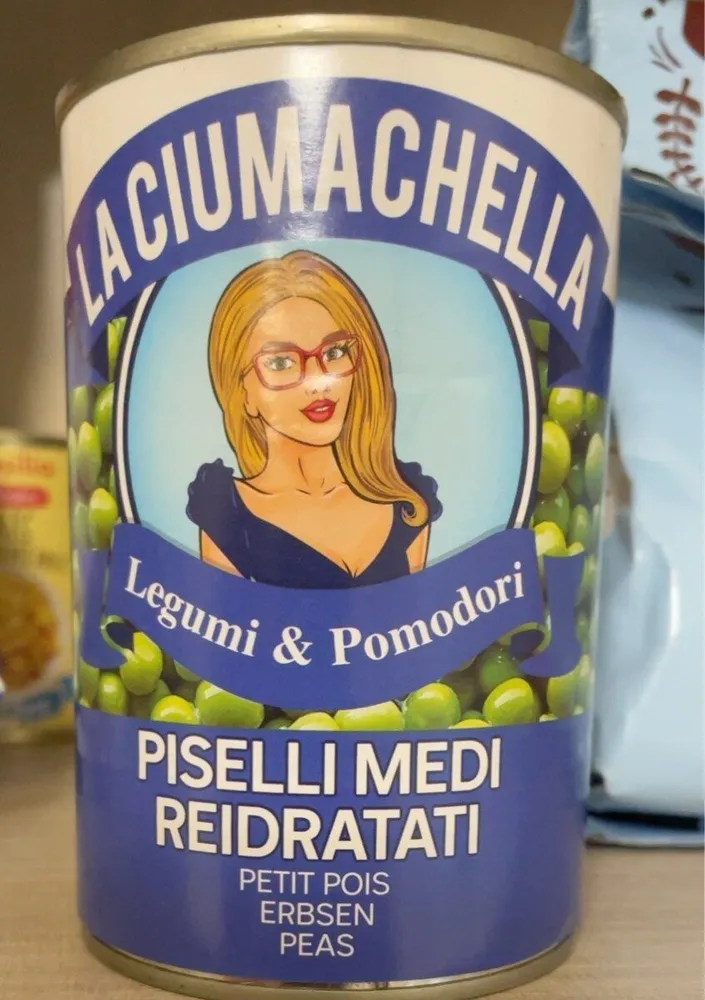 Piselli medi reidratati