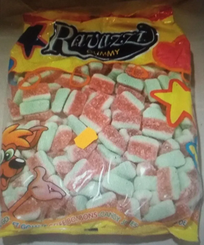 Caramelle gommose morbide al gusto di anguria