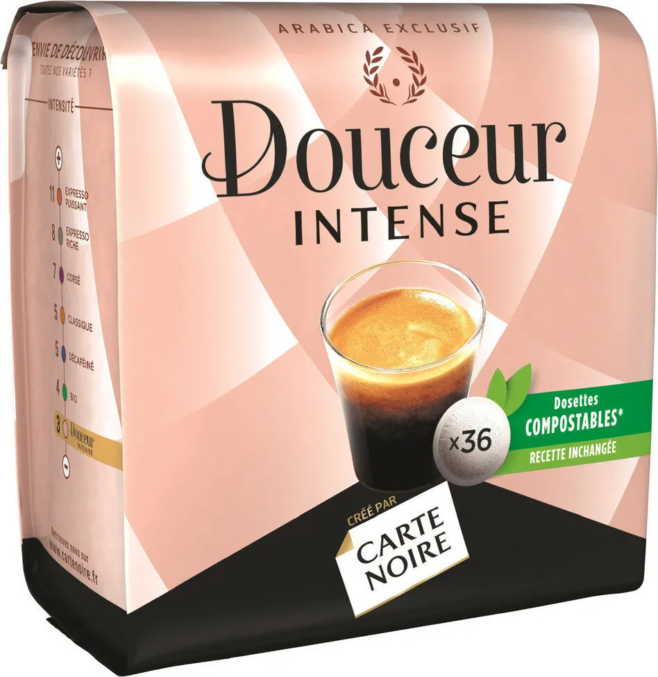 Café 100% arabica en dosette