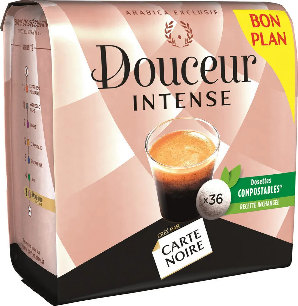 Café 100% arabica en dosette