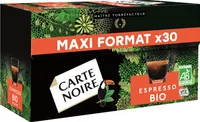 Café 100% arabica Bio en capsule