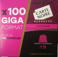 Capsules compatibles Nespresso Carte Noire Intense