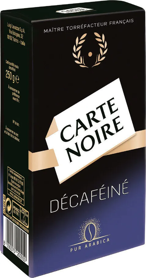 Café moulu déca 100% arabica