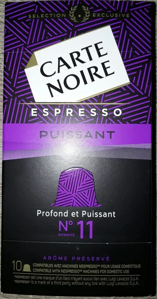 Café capsules Puissant n°11 - Espresso