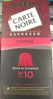 Café capsules Corsé n°10 - Espresso