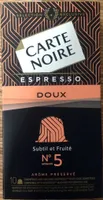 Espresso Doux Subtil et Fruité N°5