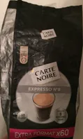 Café dosettes Espresso n°8 Carte Noire