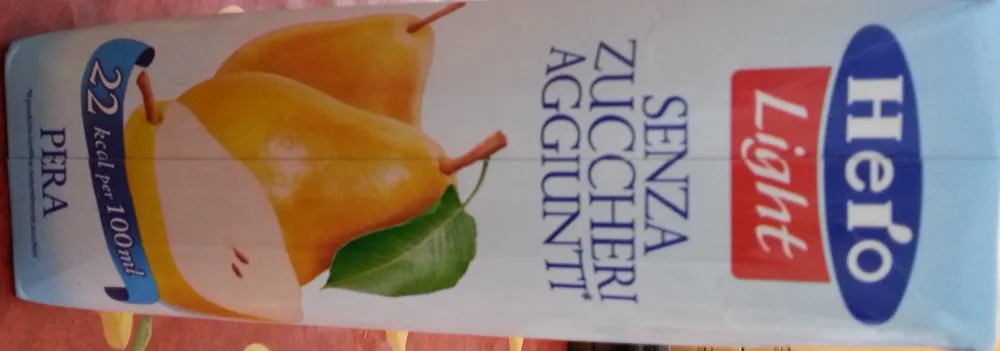 Hero Light Senza zuccheri aggiunti PERA