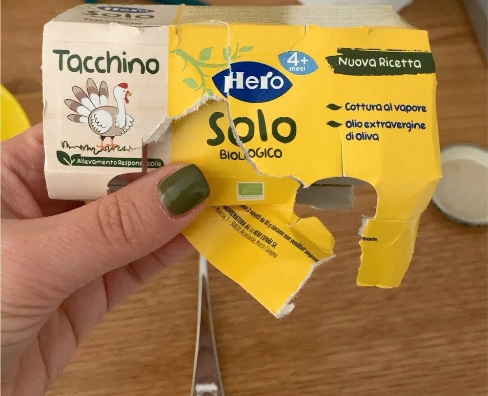 Tacchino omogenizzati