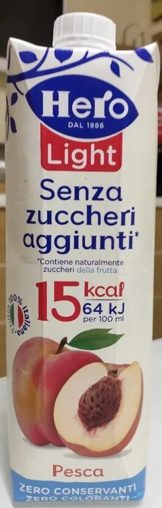 Succo di frutta senza zuccheri aggiunti