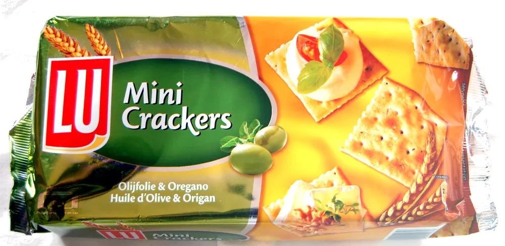 Mini Crackers huile d'olive et origan