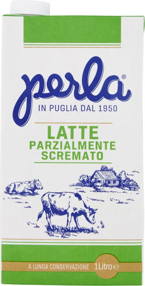 Latte parzialmente scremato a lunga conservazione