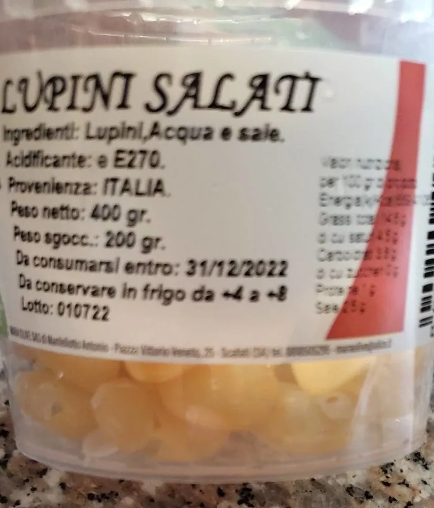 Lupini salati