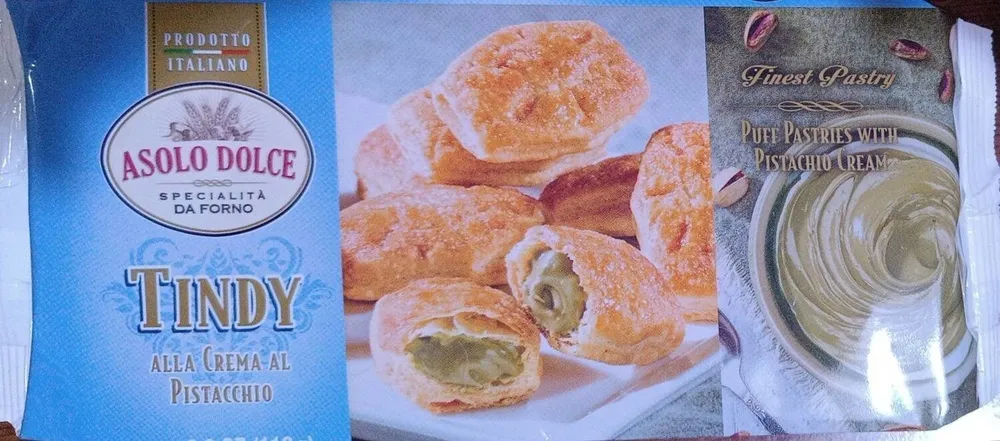 Tindy alla crema al pistacchio