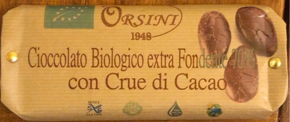 Cioccolato extra fondente biologico