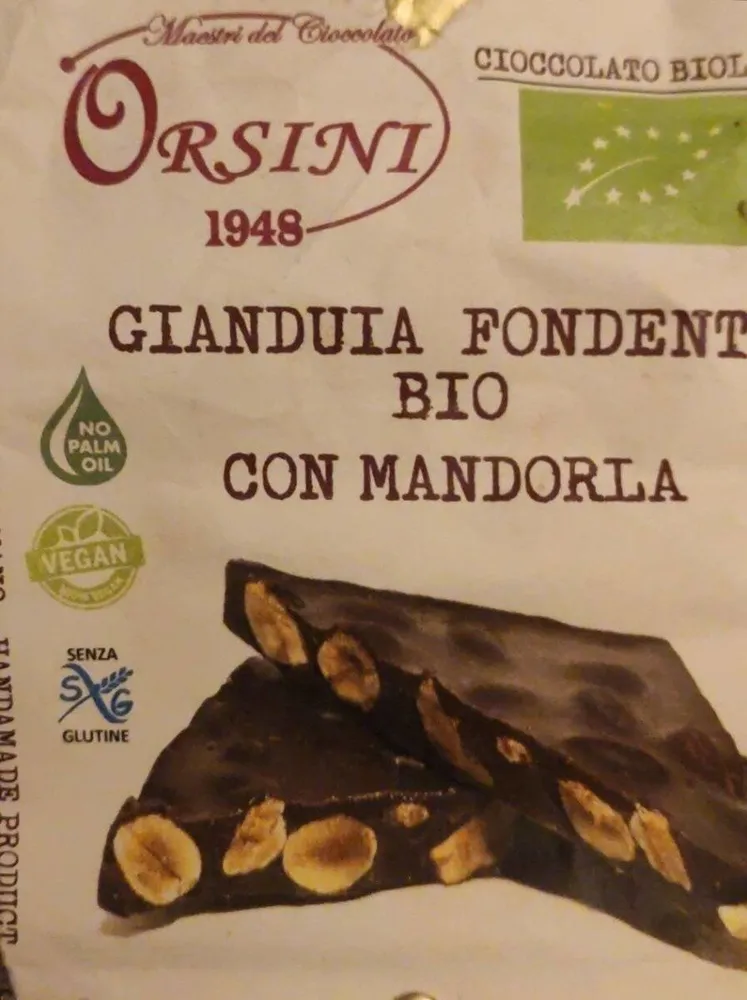 Gianduia fondente bio mandorle