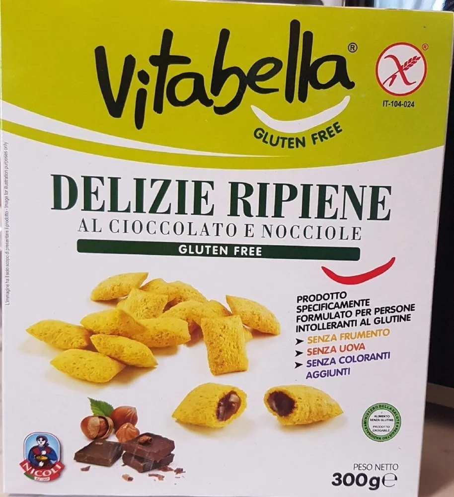Delizie ripiene al cioccolato e nocciola