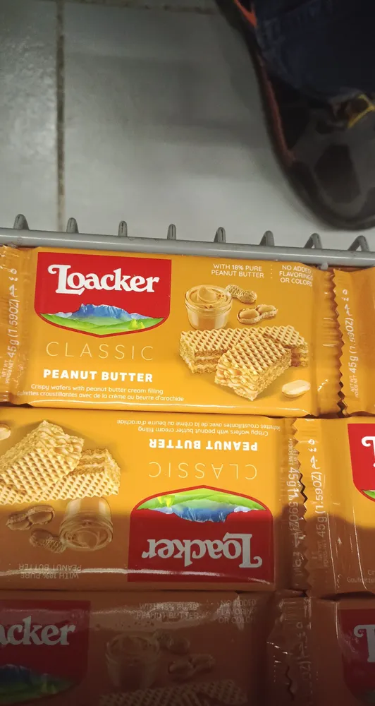 Loacker peanut butter