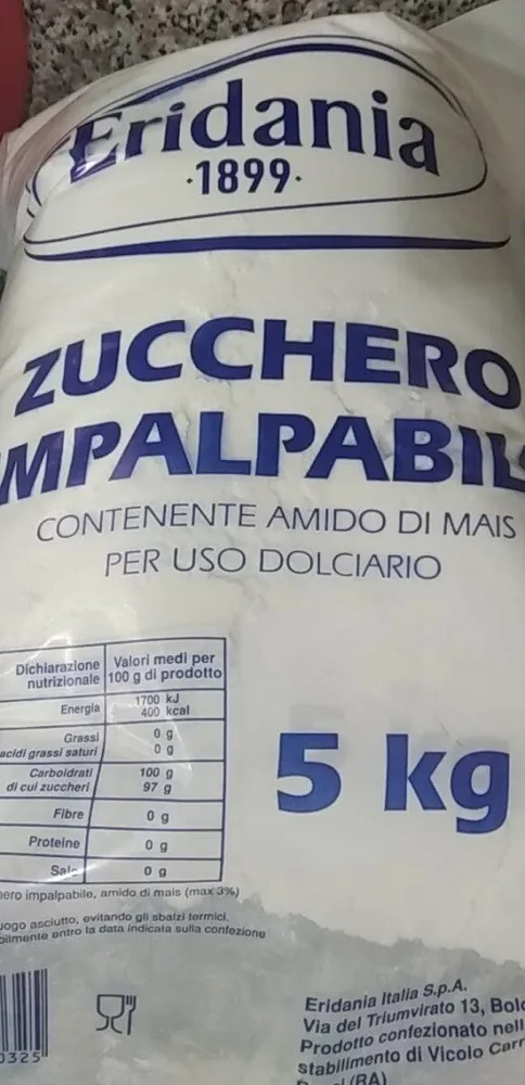 Zucchero impalpabile