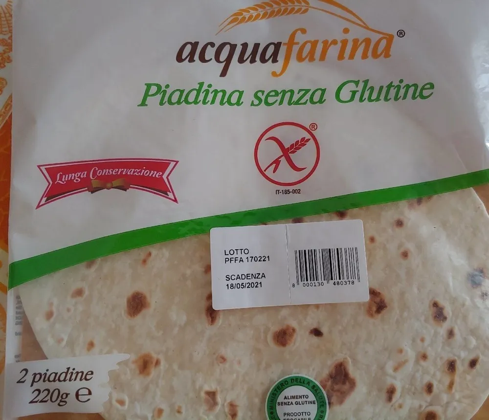 Piadina senza glutine