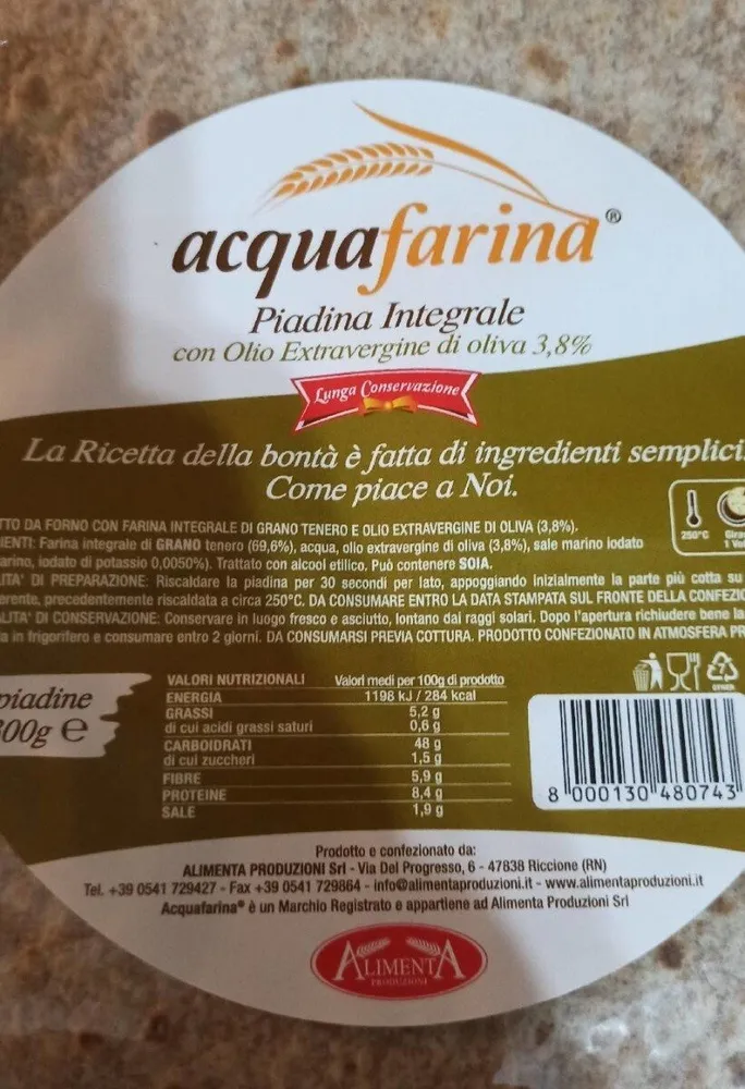 Acqua e farina