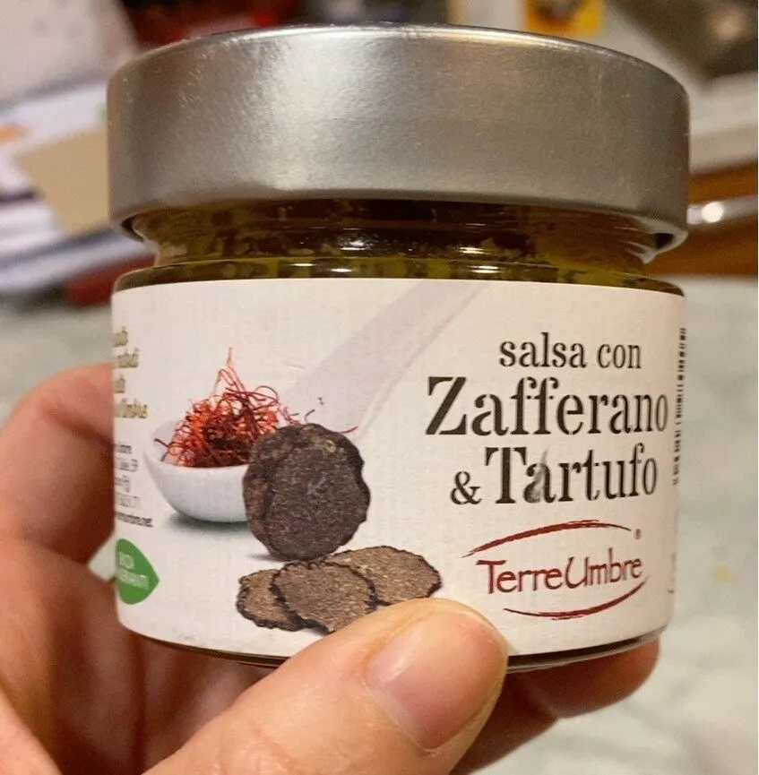 Salsa con zafferano e tartufo
