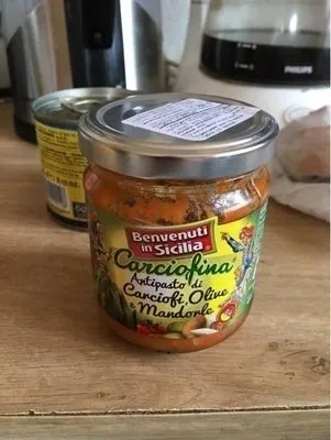 Carciofina antipasto di carciofi, olive e mandorle