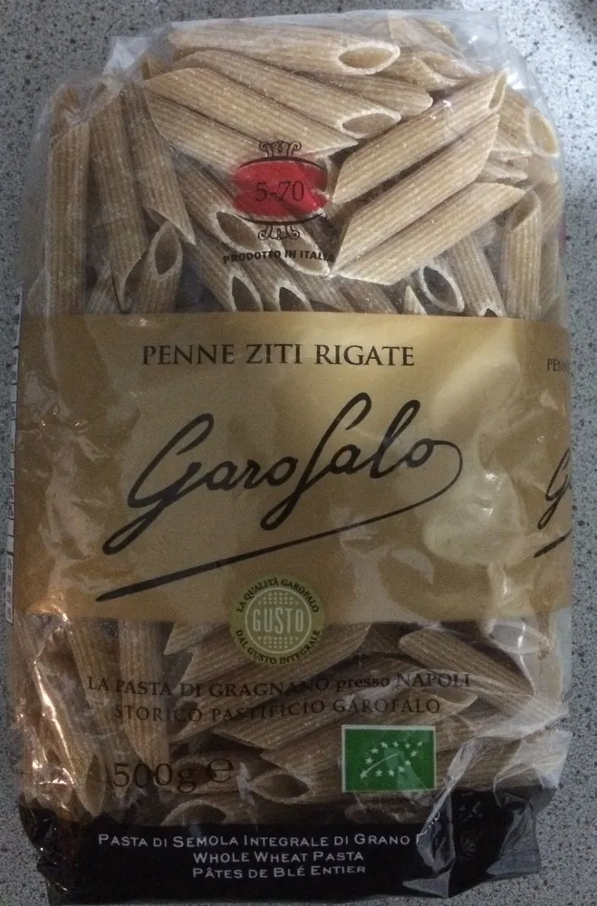 Garofalo Penne Ziti Rigate Integrale Bio