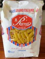 Canneroni pasta di semola di grano duro
