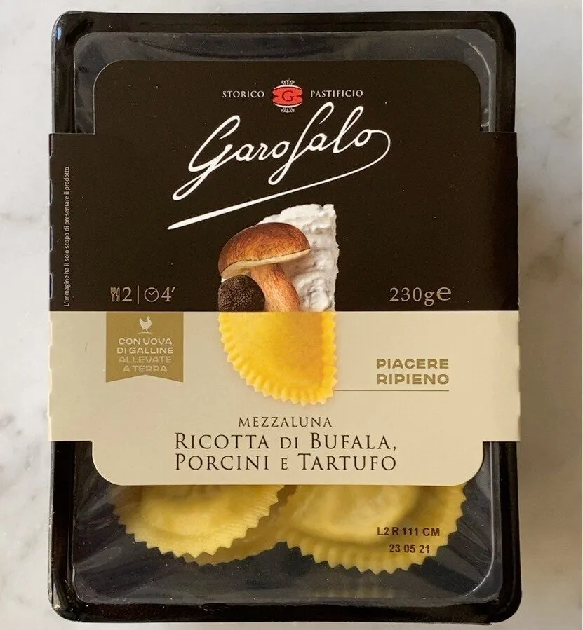 Mezzelune Ricotta Porcini e Tartufo