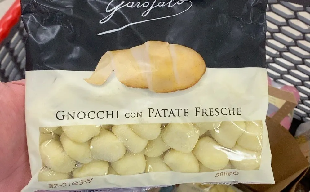 Gnocchi con patate fresche