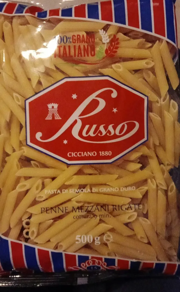 Penne mezzani rigate