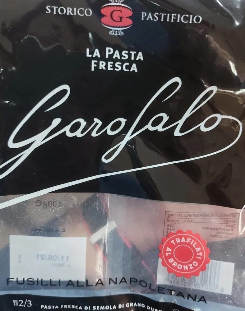 Pasta Fresca  Fusilli alla napoletana