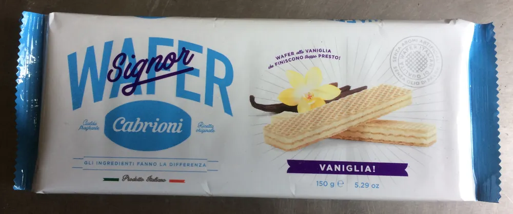 Wafer alla vaniglia