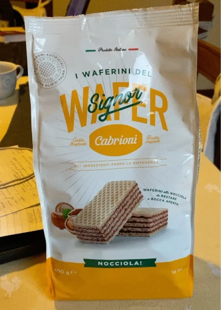 Cabrioni Waferini Alla Nocciola 400G