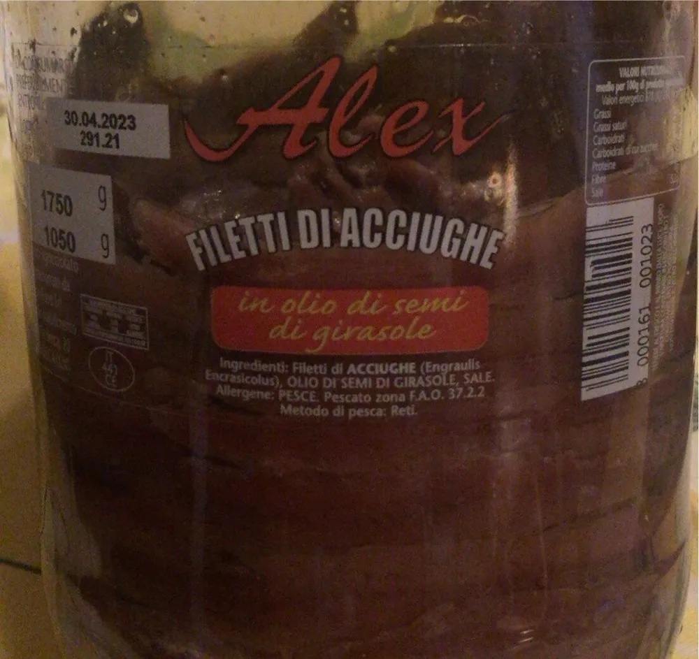Filetti di acciughe