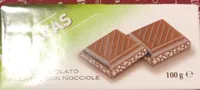 Cioccolato al latte con nocciole