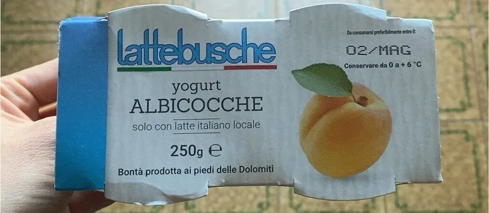 Yogurt (intero) albicocca