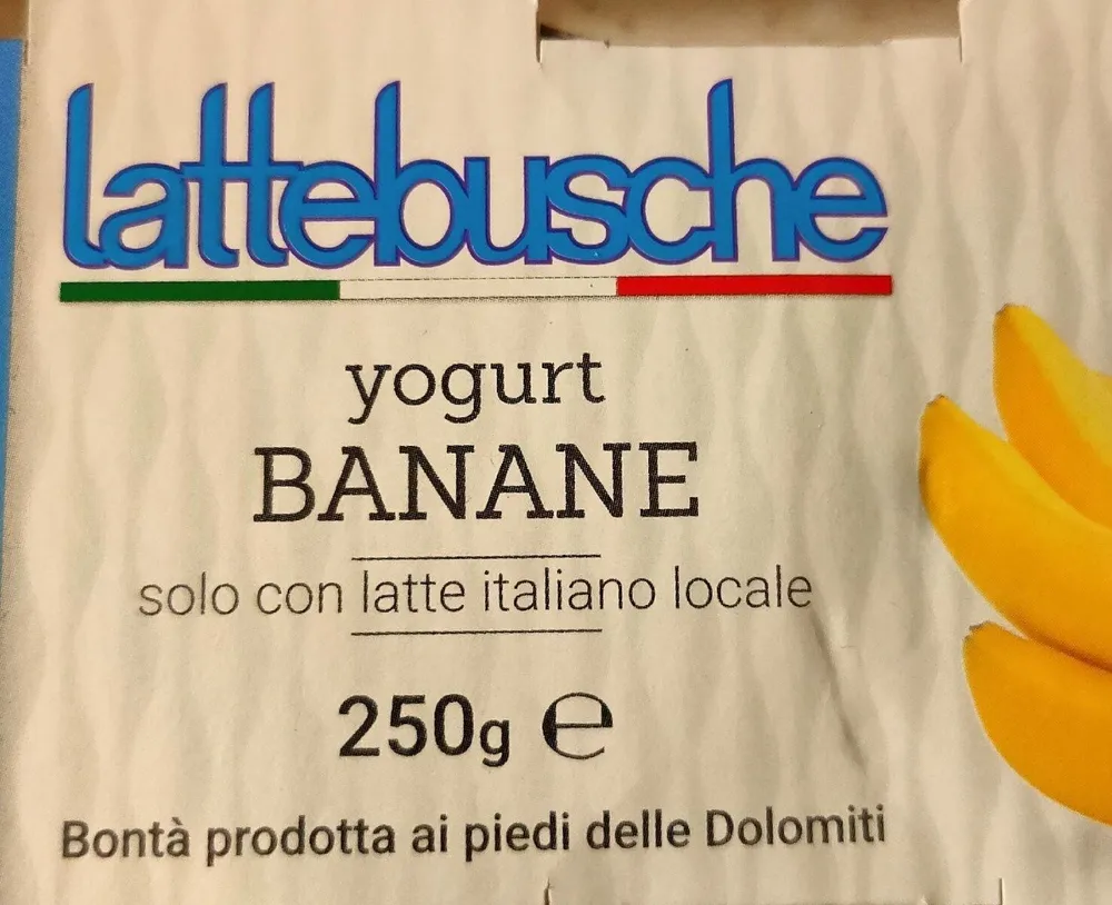Yogurt banana