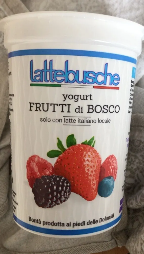 yogurt frutti di bosco
