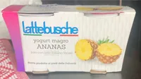 Yogurt magro ananas