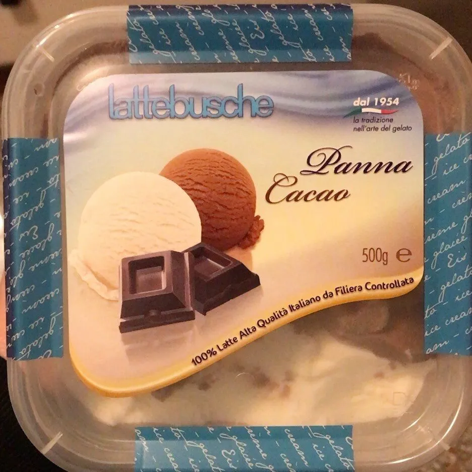 Gelato panna e cacao