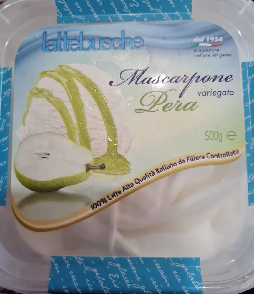 Gelato Mascarpone e pera