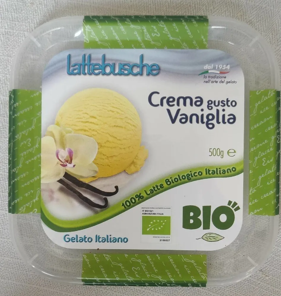 Gelato alla crema gusto vaniglia