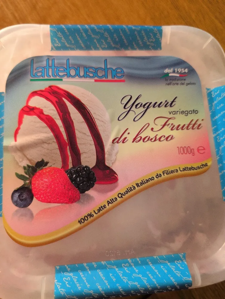 Yogurt Variegato Frutti Di Bosco