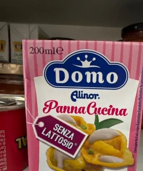 Panna cucina senza lattosio
