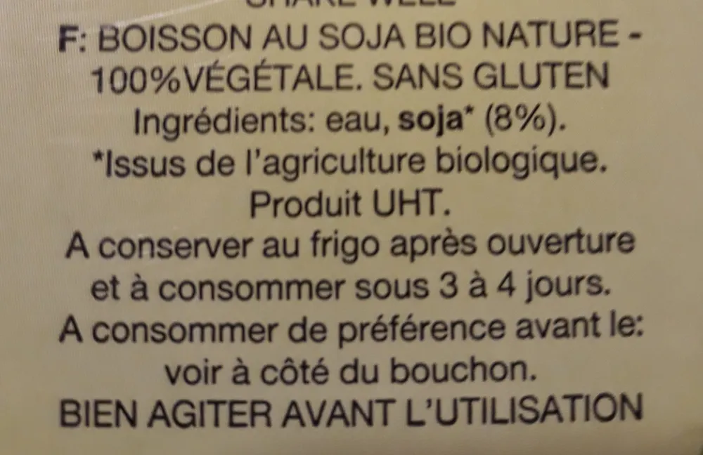 Soy drink