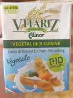 Panna vegetale di riso biologica